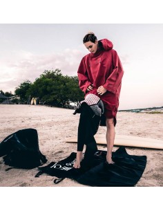 Fourth Element Storm Poncho Burgundy 2