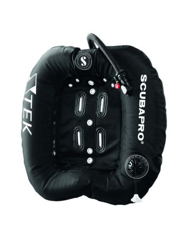 Scubapro X-TEK Donut Wing, W/ BPI, BLACK, 27KG/60LBS