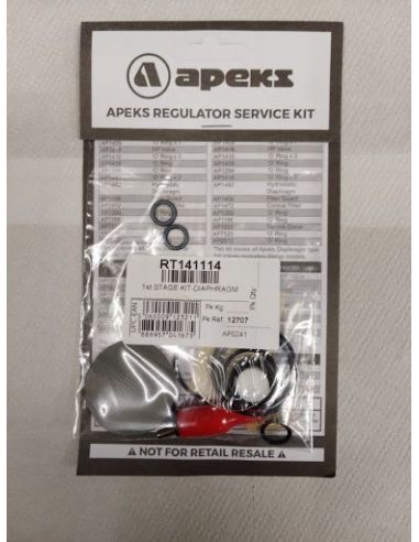 10x Apeks Service Kit 1 Travel Kit 2 Stufe 