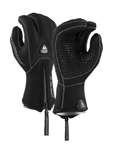 Waterproof G1 7mm 3-Finger Semidry Gloves With Zipper