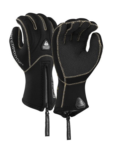 Waterproof G1 Aramid 3mm 5-Finger Gloves With Zipper