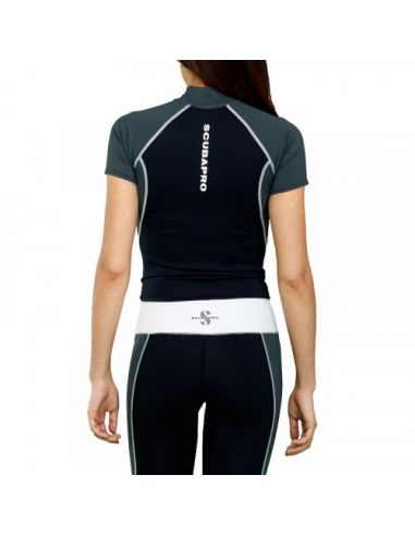 ScubaPro Short Sleeve Graphite T-Flex Womans Rashguard