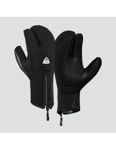 Waterproof G2 5mm 3-Finger Gloves With Zipper