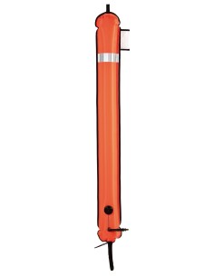 Xdeep Surface Marker Buoy Closed, Orange, 140 cm long
