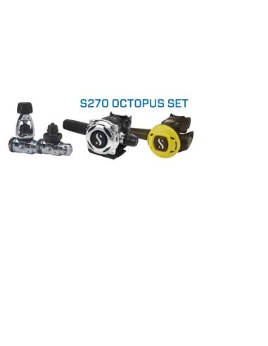 ScubaPro MK19 EVO DIN 300/A700 Regulator & S270 Octopus