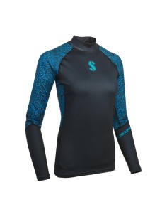 ScubaPro UPF 50 T-Flex Rash Guard, Long Sleeve, Women, Jelly, XS