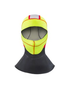 ScubaPro Everflex Search and Rescue Hood, Men, 3mm, Red/Yellow, Small/Medium
