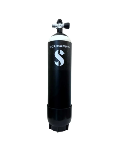 ScubaPro Steel Tank 12L Long, 232 bar, 1 Outlet