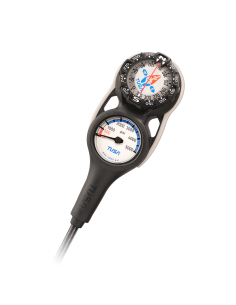 TUSA SC0201 2-Gauge Console, Pressure/Compass (400 bar)