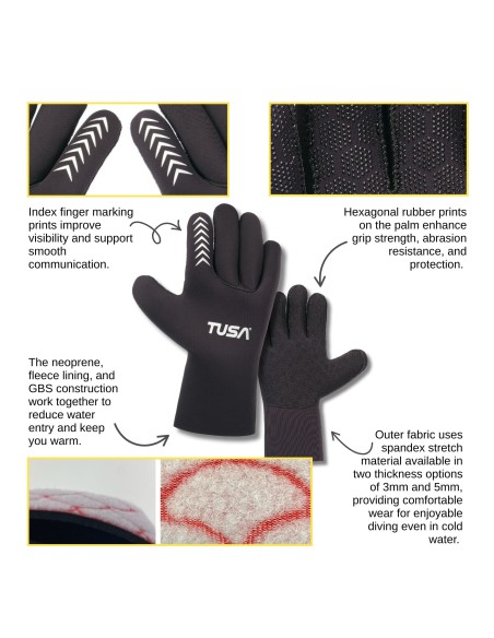 TUSA Winter Glove 3mm