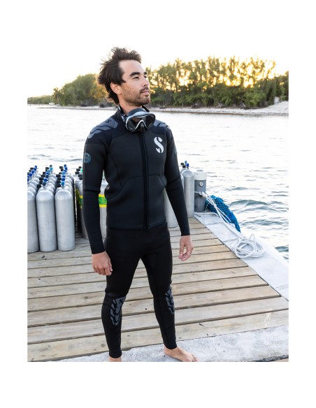 ScubaPro Everflex YULEX Dive Long Sleeve Top, Men, 3mm