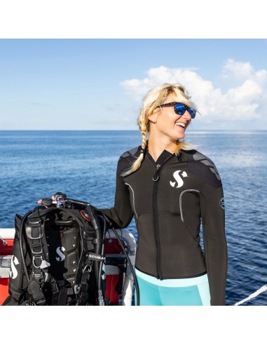 ScubaPro Everflex YULEX Dive Long Sleeve Top, Women, 3mm