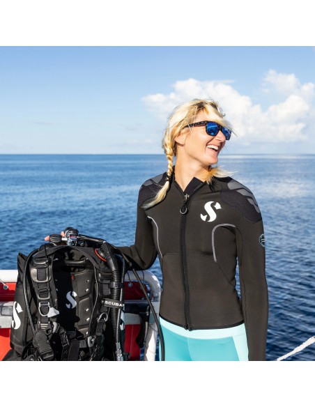 ScubaPro Everflex YULEX Dive Long Sleeve Top, Women, 3mm