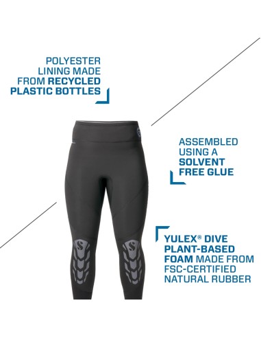 ScubaPro Everflex YULEX Dive Pants, Women, 3mm