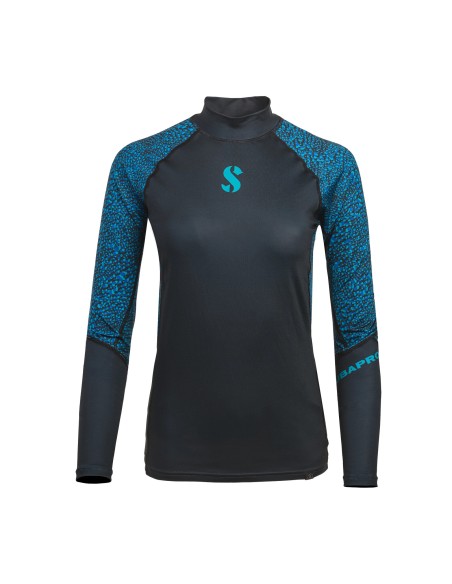 ScubaPro UPF 50 T-Flex Rash Guard, Long Sleeve, Women, Jelly, XS