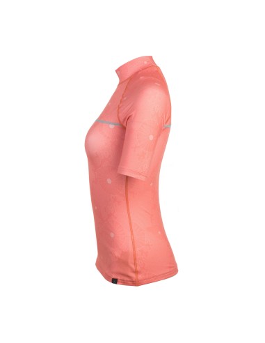 ScubaPro UPF 50 T-Flex Rash Guard, Short Sleeve, Women, Coral, XS