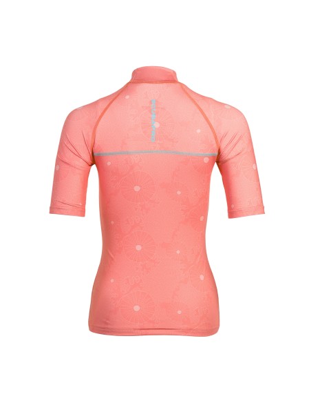 ScubaPro UPF 50 T-Flex Rash Guard, Short Sleeve, Women, Coral, XS