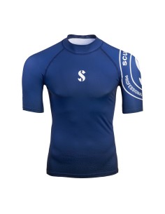 ScubaPro UPF 50 T-Flex Rash Guard, Short Sleeve, Men, Navy 2