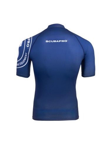 ScubaPro UPF 50 T-Flex Rash Guard, Short Sleeve, Men, Navy