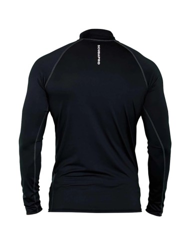 ScubaPro UPF-50 Long Sleeve Men Black Rash Guard | DiveDepo