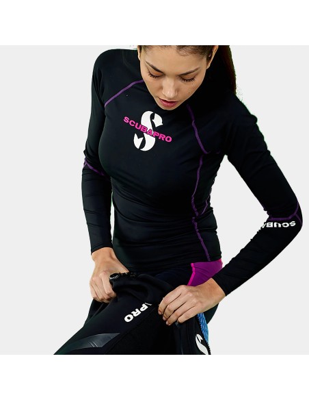 ScubaPro Woman´s Onyx T-Flex Long Sleeve Rash… | DiveDepo