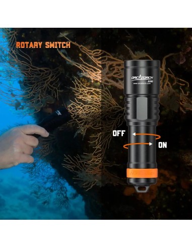 OrcaTorch D580 Backup Dive Light