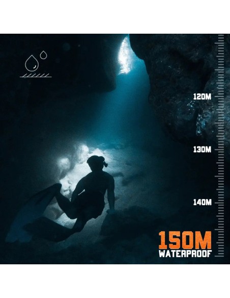 OrcaTorch D580 Backup Dive Light