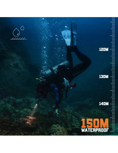 OrcaTorch D700 Dive Light 1700 lm