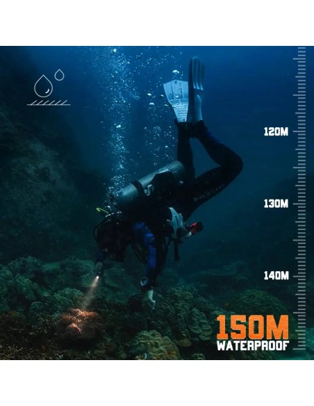 OrcaTorch D700 Dive Light 1700 lm
