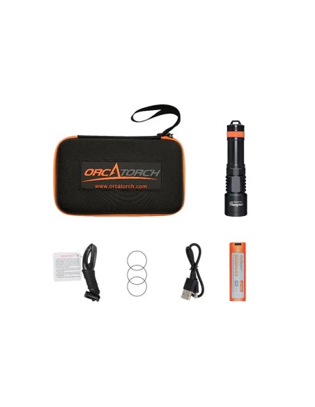 OrcaTorch D700 Dive Light 1700 lm