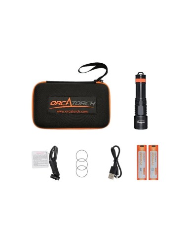OrcaTorch D700 Dive Light 1700 lm
