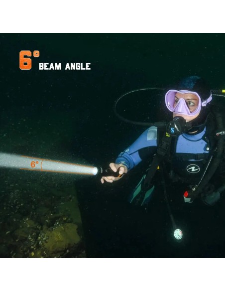 OrcaTorch DC710 Dive Light 3000 lm, USB-C Charging