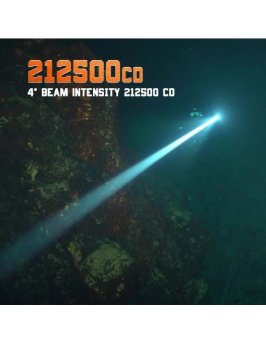OrcaTorch ZD710 MK2 Zoomable Dive Light