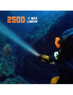 OrcaTorch D850 Dive Light 2500 lm 2
