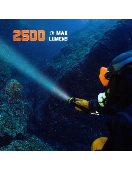 OrcaTorch D850 Dive Light 2500 lm