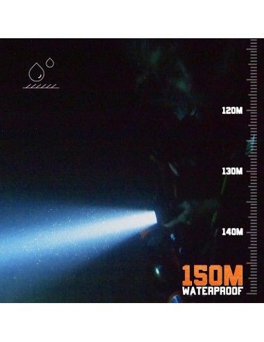 OrcaTorch D850 Dive Light 2500 lm