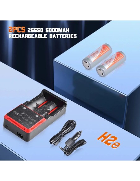 OrcaTorch D850 Dive Light 2500 lm