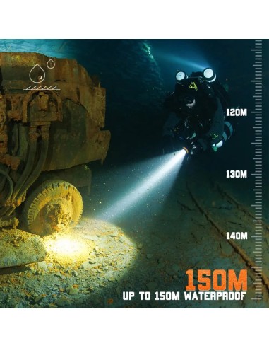 OrcaTorch D920 Primary Dive Light 5000 lm