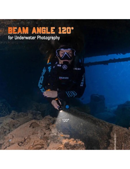 OrcaTorch D530V Video Dive Light