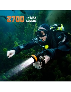 OrcaTorch D620 Canister Dive Light 2700 lm 2