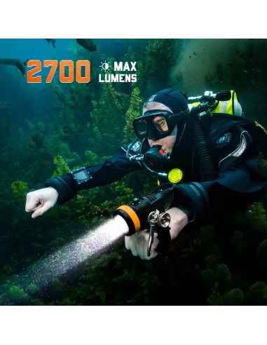 OrcaTorch D620 Canister Dive Light 2700 lm