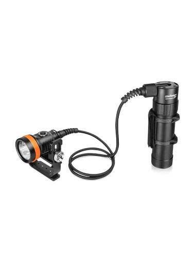OrcaTorch D630 Canister Dive Light with Goodman Handle