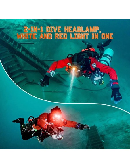 OrcaTorch Mazu TD01 Dive Headlamp