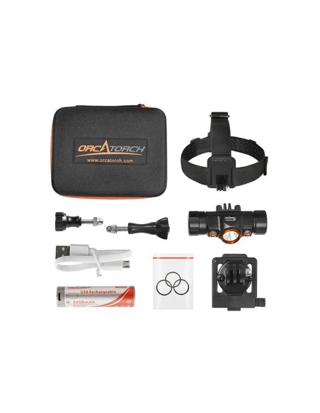OrcaTorch Mazu TD01 Dive Headlamp