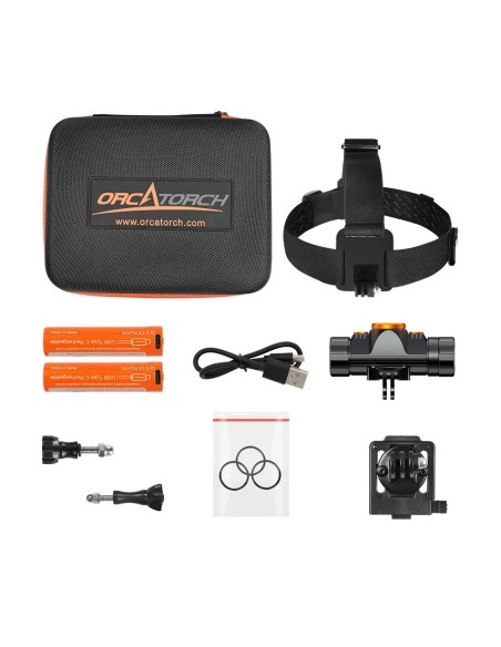 OrcaTorch Mazu TD01 Dive Headlamp