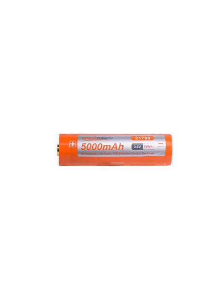 OrcaTorch 21700 USB-C Rechargeable Battery 5000 mAh