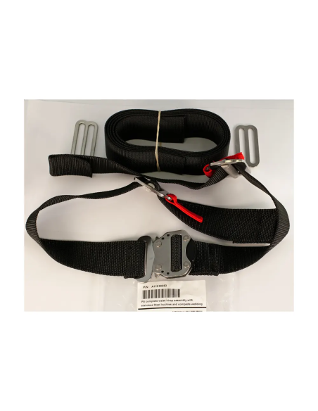 OMS PS complete waist strap assambly with stainles Steel buckles and complete webbing