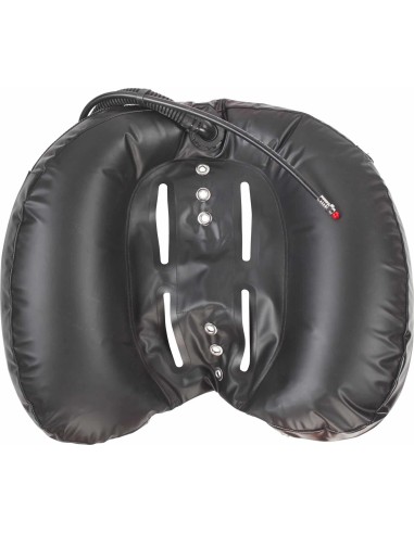OMS 60 lbs (~27 kg) Ocean Wing Chemically Resistant, Black Vintage with Retraction Bands