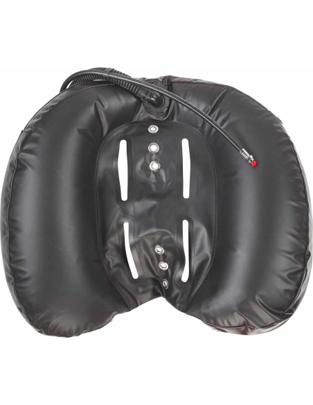 OMS 60 lbs (~27 kg) Ocean Wing Chemically Resistant, Black Vintage with Retraction Bands