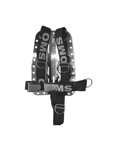 OMS Continuous Weave (DIR) Harness System with Steinless Backplate and Crotch strap